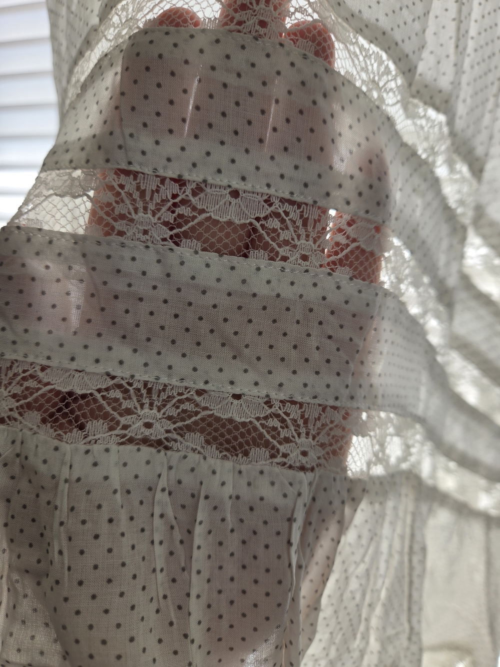 Free People Cream Crochet-Trim Tank Swim Coverup Dress - Picture 9 of 12